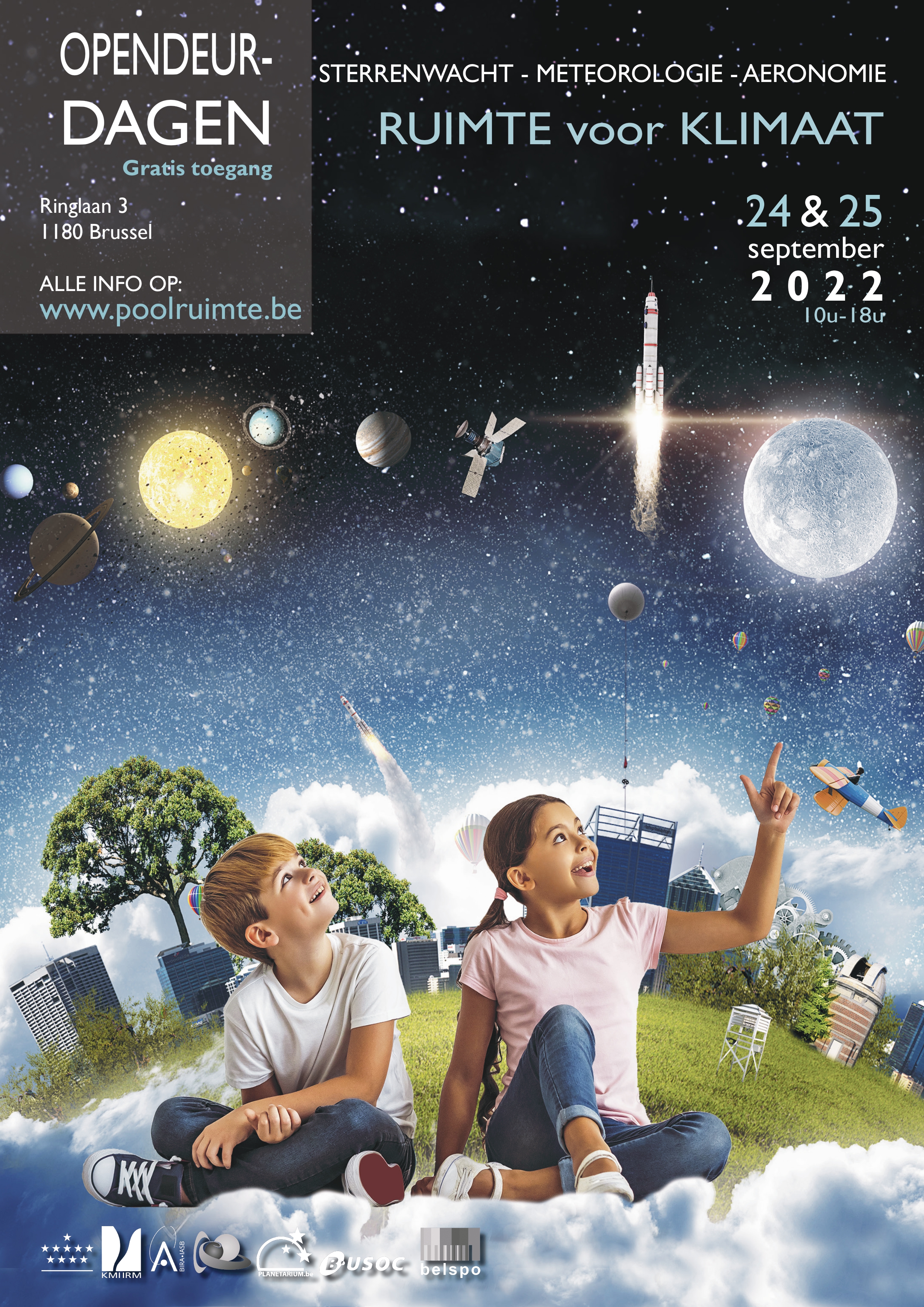 Poster for the OPen Doors of the Space Pole on 24-25 September