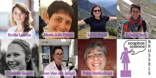 Soapbox Science event women in science