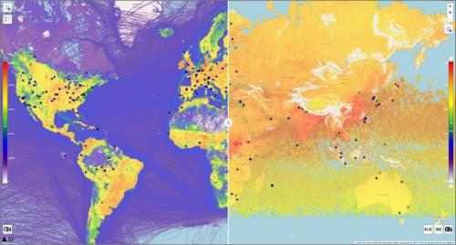 Emissions de méthane concentrations 2022