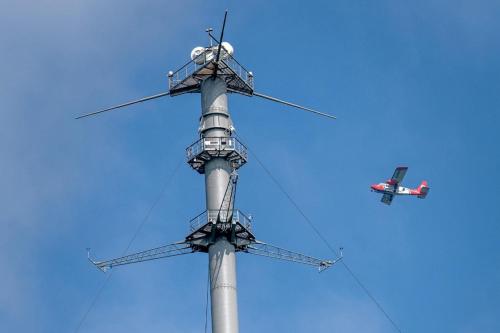 L'avion de surveillance: mesures autour de la tour de mesure