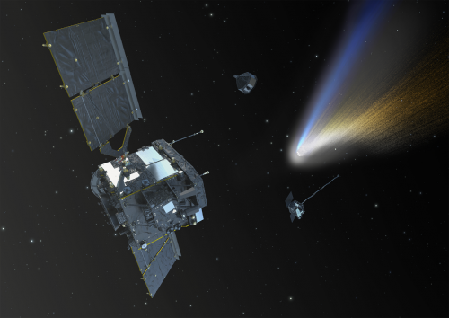Les sondes spatiales mère et fille Comet Interceptor approchent leur cible