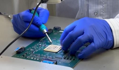 Venspec-H prototype processor board - precision soldering and assembly 