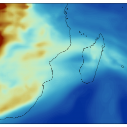 Map column-averaged concentration of CO 