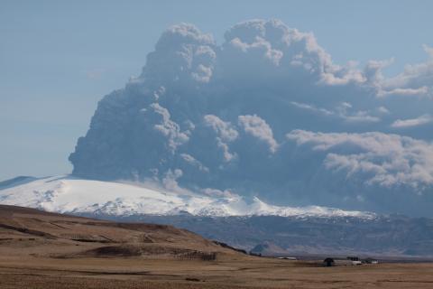 Eyjafjallajökull in 2010